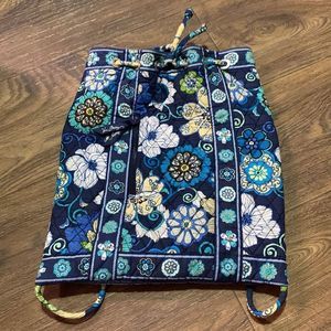 Vera Bradley mod floral string backpack retro boho purse backpack